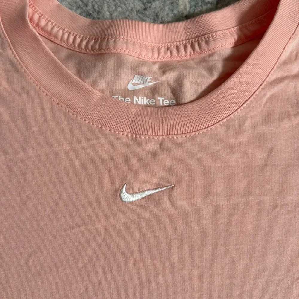 Nike Long Sleeve Tee With Embroidered Nike Logo